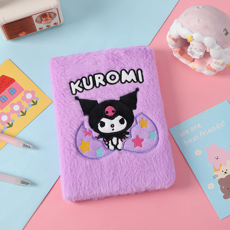 Wholesale Cartoon Character Plush Notebook Student Notepad